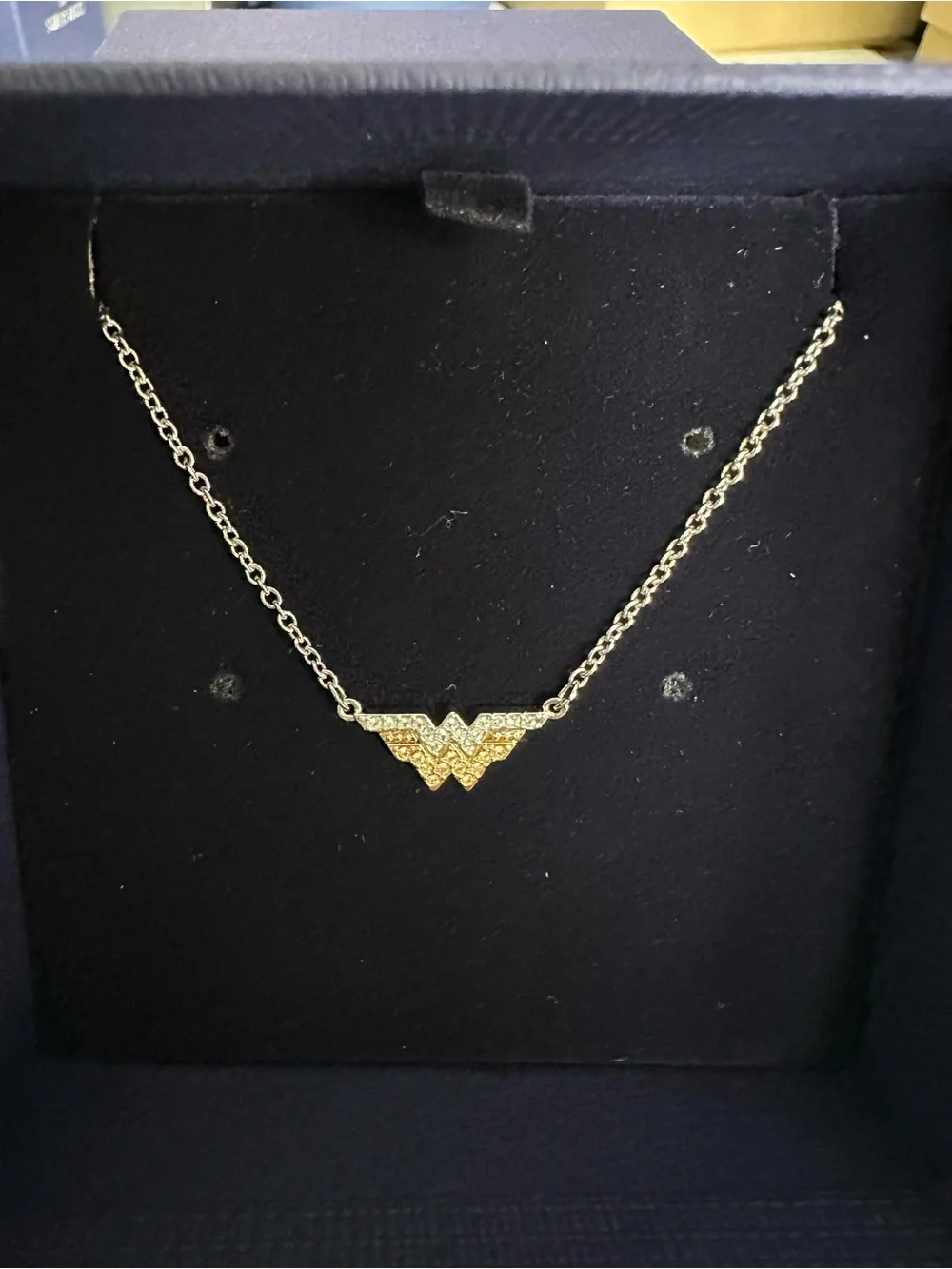 Swarovski Wonder Emblem Two-Tone Necklace - NEW - style 552407